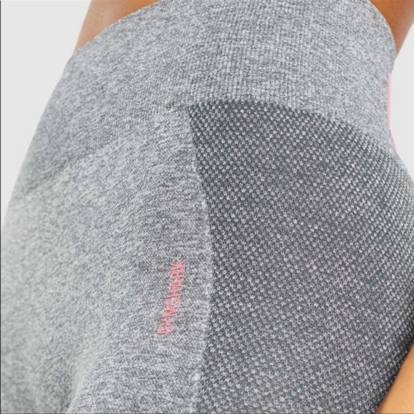 Gymshark Charcoal Mark/Dusty Pink Flex High Waisted Legging - New with tag XS - Picture 5 of 6